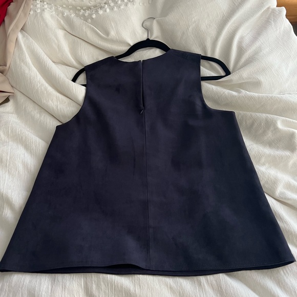 Babaton faux leather navy blue size M - Picture 2 of 7